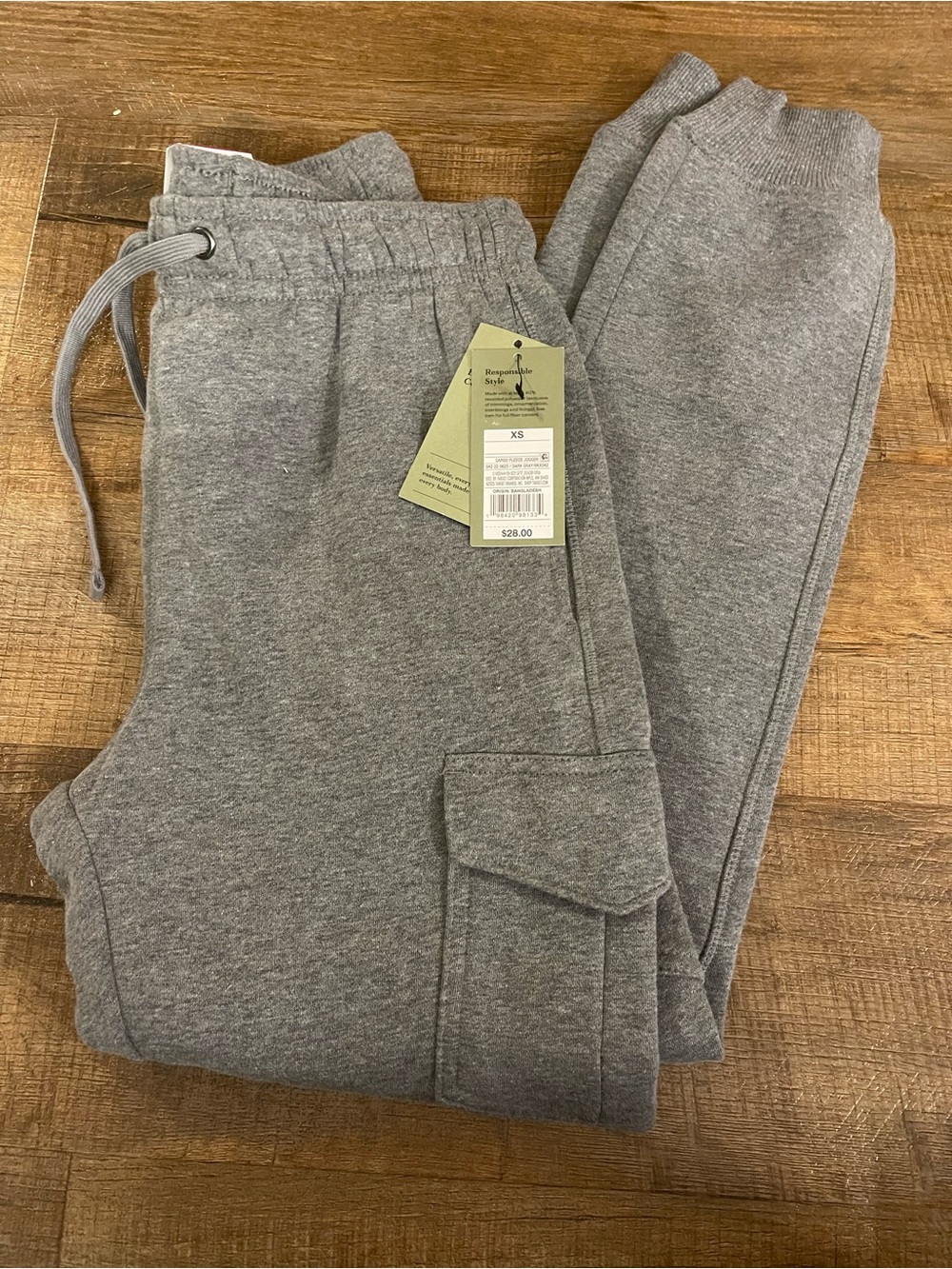 Target Dark Gray Cargo Fleece Joggers
